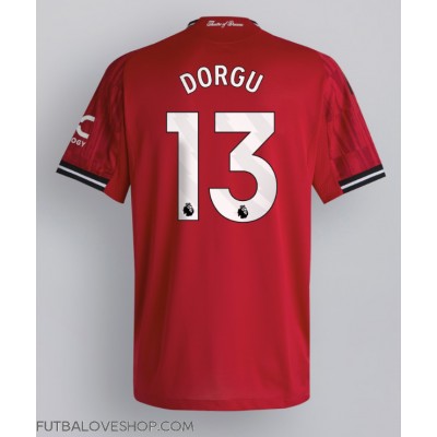 Dres Manchester United Patrick Dorgu #13 Domáci 2025-26 Krátky Rukáv Dres Manchester United Patrick Dorgu #13 Domáci 2025-26 Krátky Rukáv